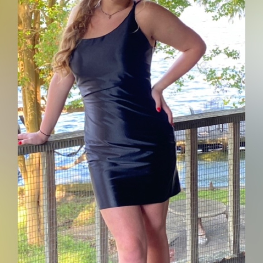 Alyce Paris 4520 One Shoulder Straight Short Formal Dress